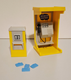 Telefooncel met brievenbus (17481)