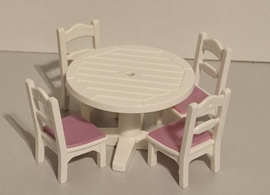 Tuinstel met 4 stoelen (16106)