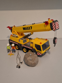Mega mobiele kraan geel (17557)