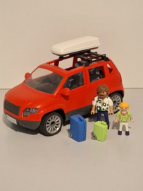 MPV familieauto rood (16216)