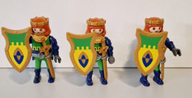 Playmobil prins met schild 3 stuks