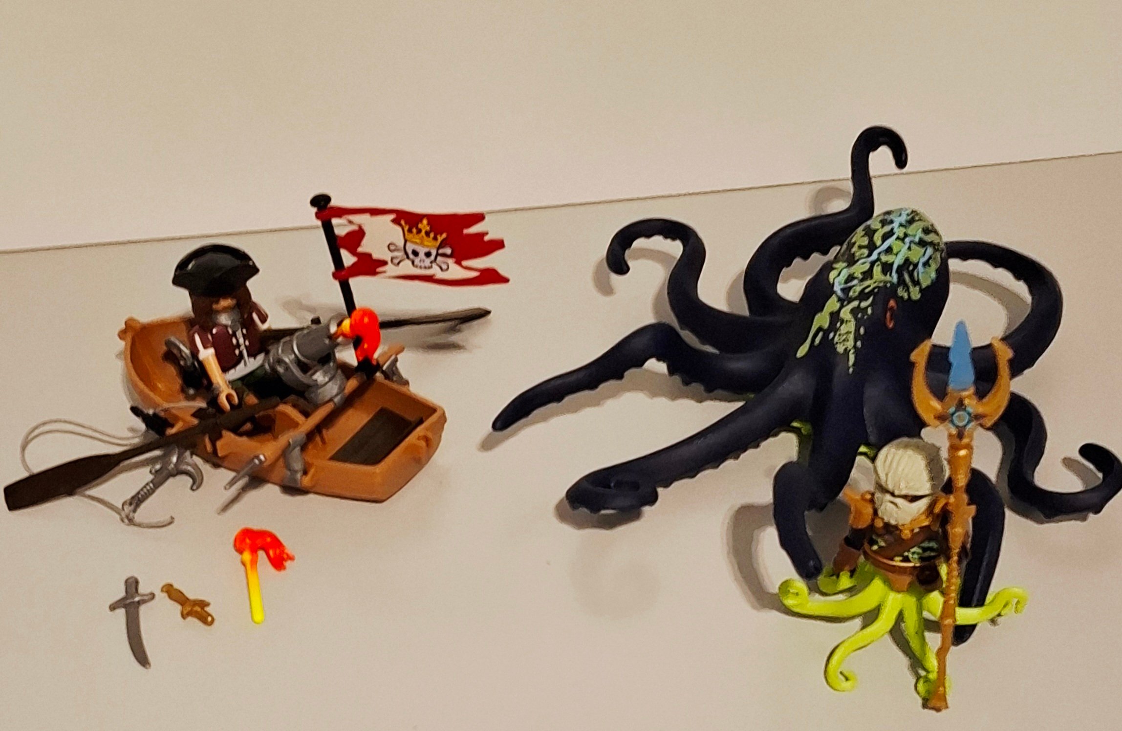 Piratengevecht tegen de reuze octopus (16669)