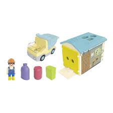 Playmobil 123 Junior werkman met sorteergarage 71686