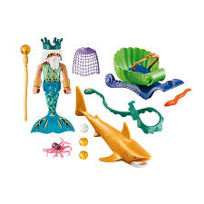 Playmobil Koning der zeeën met haaienkoets 70097