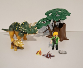 Dino Triceratops met jong (16612)