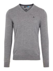 J. Lindeberg Lymann Tour Marino Knitted Pullover Grijs