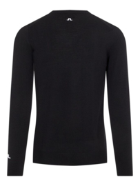 J. Lindeberg Lymann Tour Marino Knitted Pullover Zwart