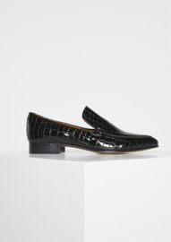 Aspen Loafers Black Croco