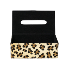 Tissue box Leopard