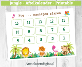 Jungle aftelkalender