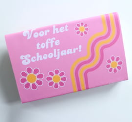 Toffifee wikkel Retro roze Juf