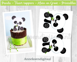 Panda Taart Topper