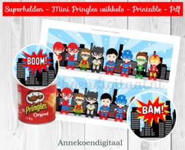 Superhelden Mini Pringles Wikkels