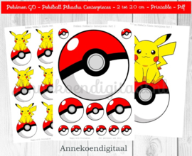 Pokemon GO Pokeball Pikachu Centerpieces