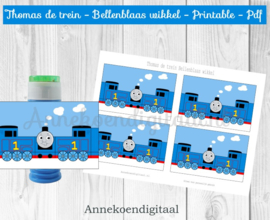 Thomas de trein Bellenblaas wikkel