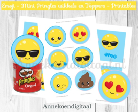 Emoji Mini Pringles Wikkels