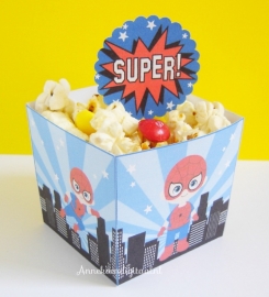 Superheld Spiderman traktatie snack box