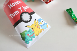 Pokemon chips traktatie zakje