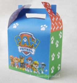 Paw Patrol traktatie doosje