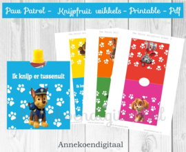 Paw Patrol knijpfruit wikkel