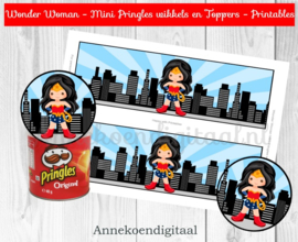 Wonder Woman Mini Pringles Wikkels