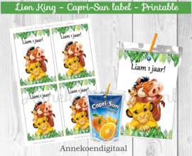 Lion King Capri-Sun label