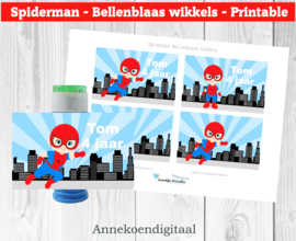 Spiderman Bellenblaas wikkel