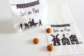 Sinterklaas traktatie boterhamzakjes