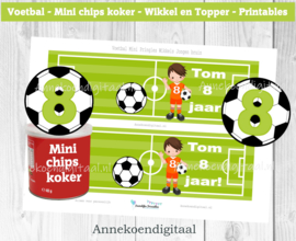 Voetbal Mini Pringles Wikkels Jongen