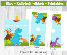 Dino knijpfruit wikkels