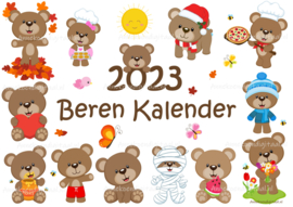 2023 kalender Serie Beren