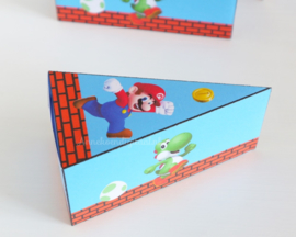 Super Mario Bros  traktatie taartpunt