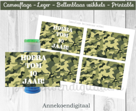 Camouflage Bellenblaas wikkel