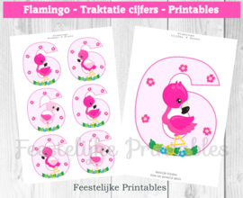 Flamingo traktatie cijfers