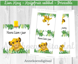 Lion King knijpfruit wikkel