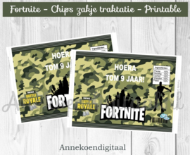 Fortnite chips traktatie zakje