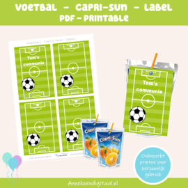Voetbal Capri-Sun label