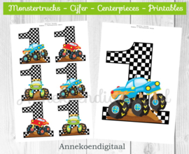 Monstertrucks cijfer Centerpieces