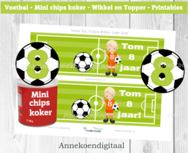 Voetbal Mini Pringles Wikkels Jongen