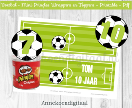 Voetbal Mini Pringles Wikkels