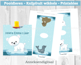 Pooldieren knijpfruit wikkels