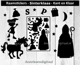 Raamsticker Sinterklaas en Ozosnel