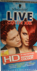 SCHWARZKOPF LIVE Color XXL nr 43 red passion