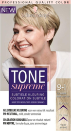 SCHWARZKOPF Tone Supreme 9-1 licht asblond