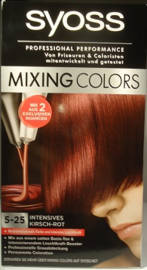 SYOSS mixing colors nr 5-25 intens kersen rood