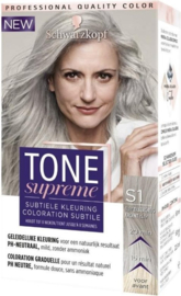 Schwarzkopf Tone Supreme S1 Licht Zilvergrijs