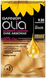 GARIER OLIA 9.30 Karamel goud/Karamellgold ZONDER AMMONIAK