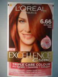 L'Oréal Excellence 6.66 intens rood