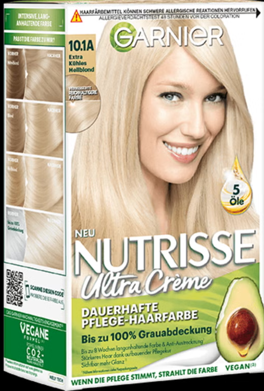 Nutrisse Crème Haarverf - 10.1A Extra Koel lichtblond