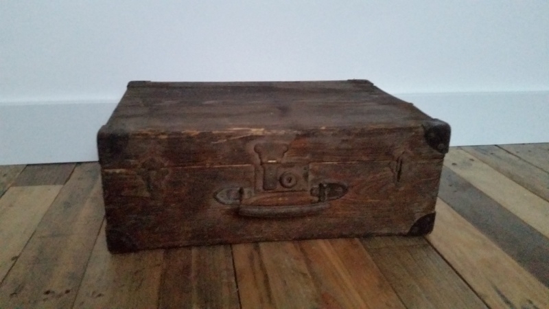 Oud houten koffertje VERKOCHT